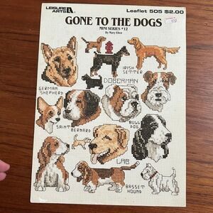 Gone to the Dogs Cross Stitch Leaflet Mini Series #12